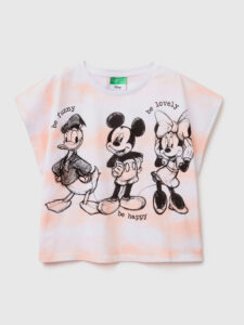 Batik-T-Shirt mit Disney-Print