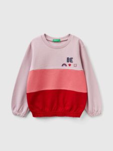 Oversize-Sweatshirt mit Farbblöcken