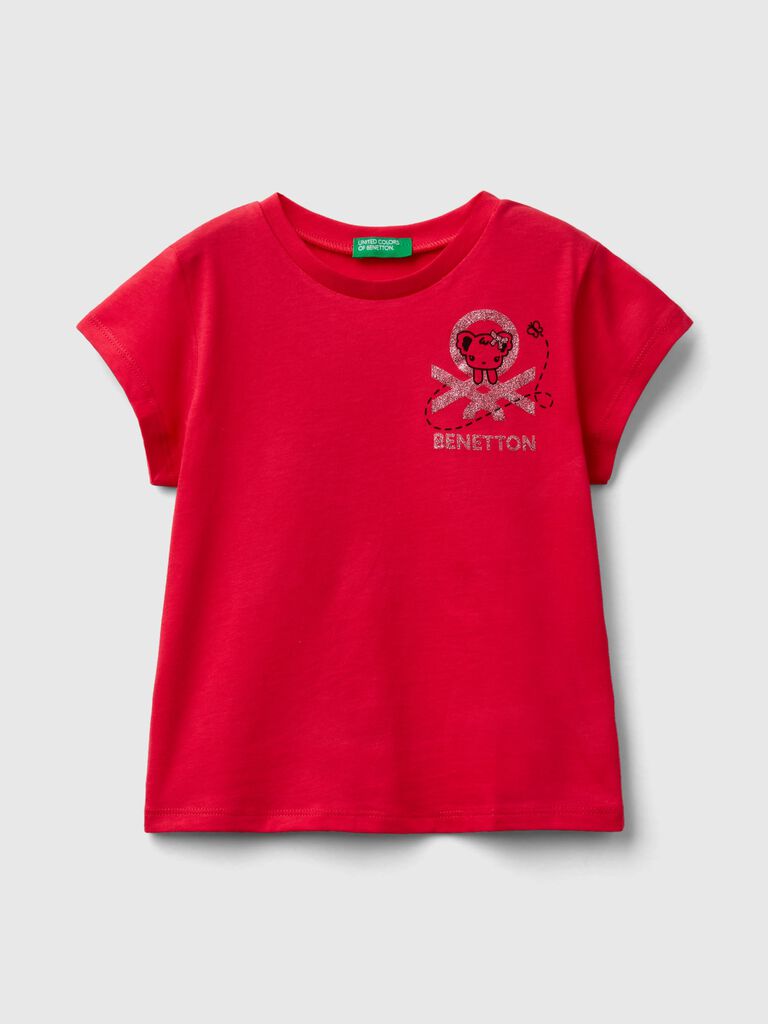 T-Shirt aus Bio-Baumwoll-mit Print