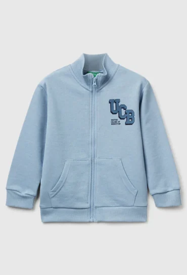 Baumwoll-Sweatshirt mit Logo