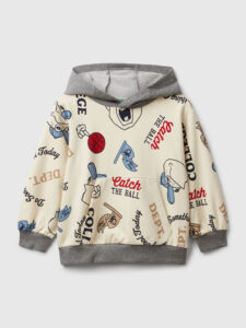 Bedrucktes Sweatshirt aus Baumwollmischung