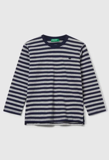 Gestreiftes Langarm-T-Shirt