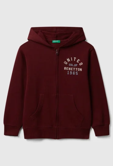 Kapuzenjacke mit Reißverschluss