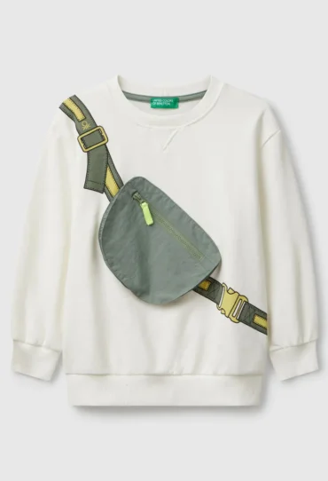 Sweatshirt mit Beutel