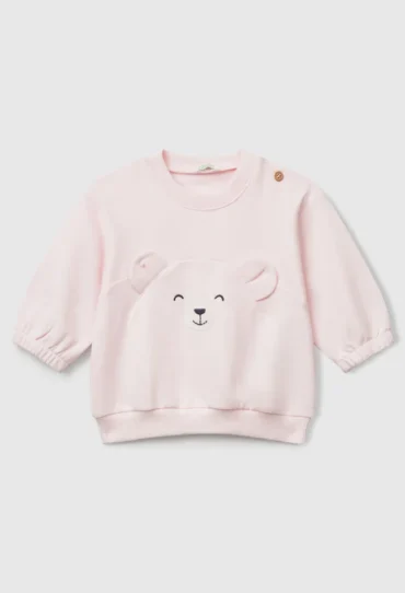 Sweatshirt mit Stickerei und Patch