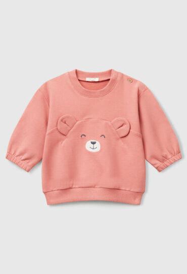 Sweatshirt-mit-Stickerei-und-Patch