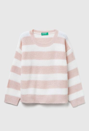 Gestreifter Pullover