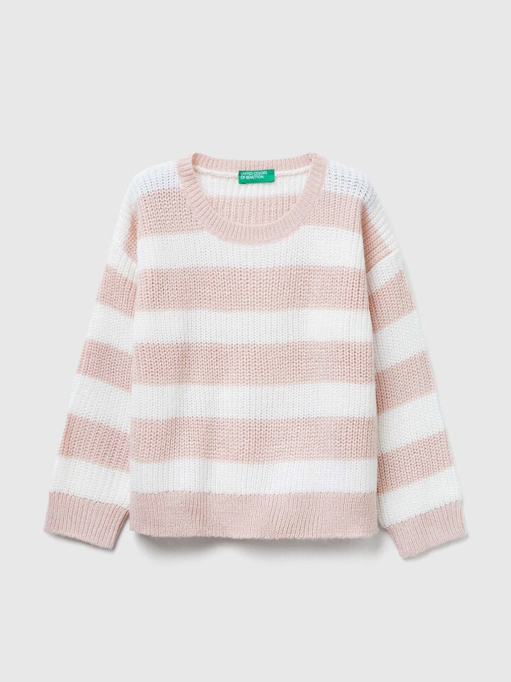 Gestreifter Pullover