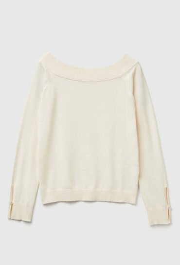 Pullover mit Bardot-Ausschnitt