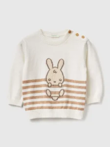 Pullover mit Intarsienarbeit