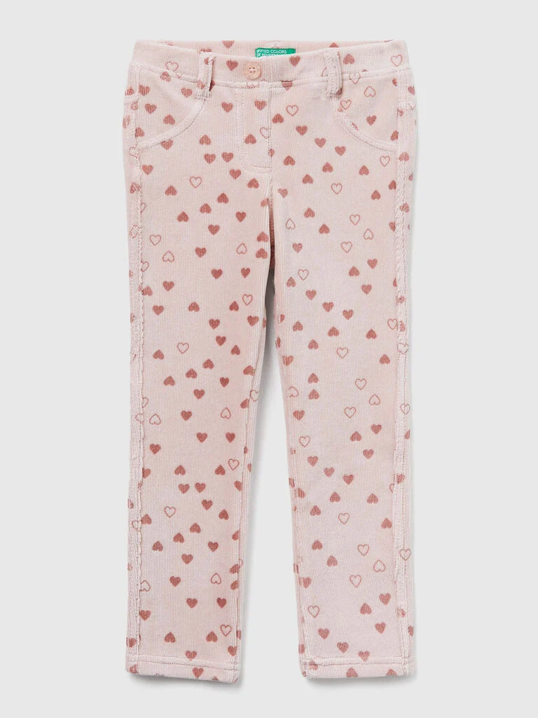 Slim-Fit-Hose aus Chenille