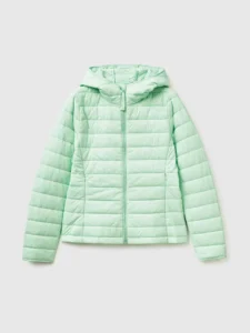 Leichte Daunenjacke mit Kapuze