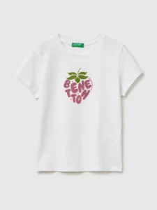 Glitzerdruck-T-Shirt