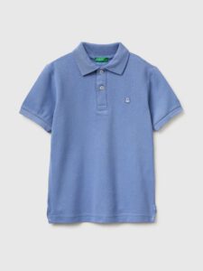 Schmal geschnittenes Poloshirt aus reiner Baumwolle