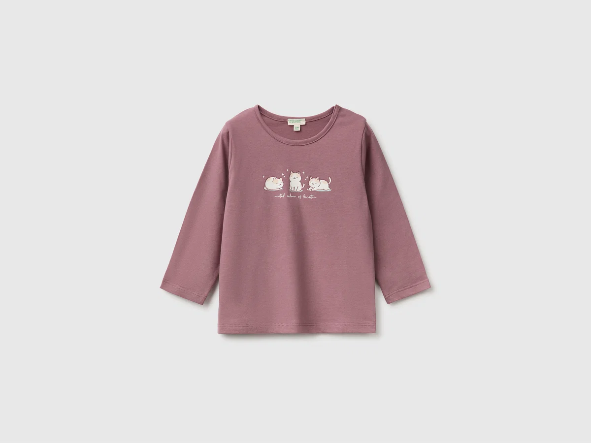 Bedrucktes T-Shirt aus Bio-Baumwolle