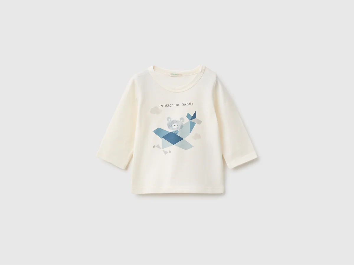 Bedrucktes T-Shirt aus Bio-Baumwolle