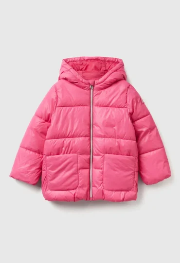 Nylonjacke mit Kapuze