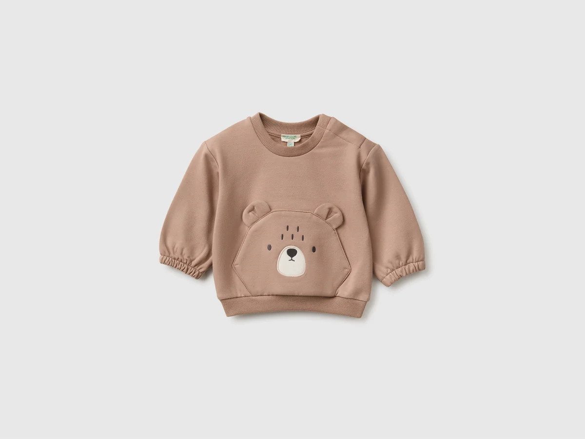 Sweatshirt mit Tiertasche