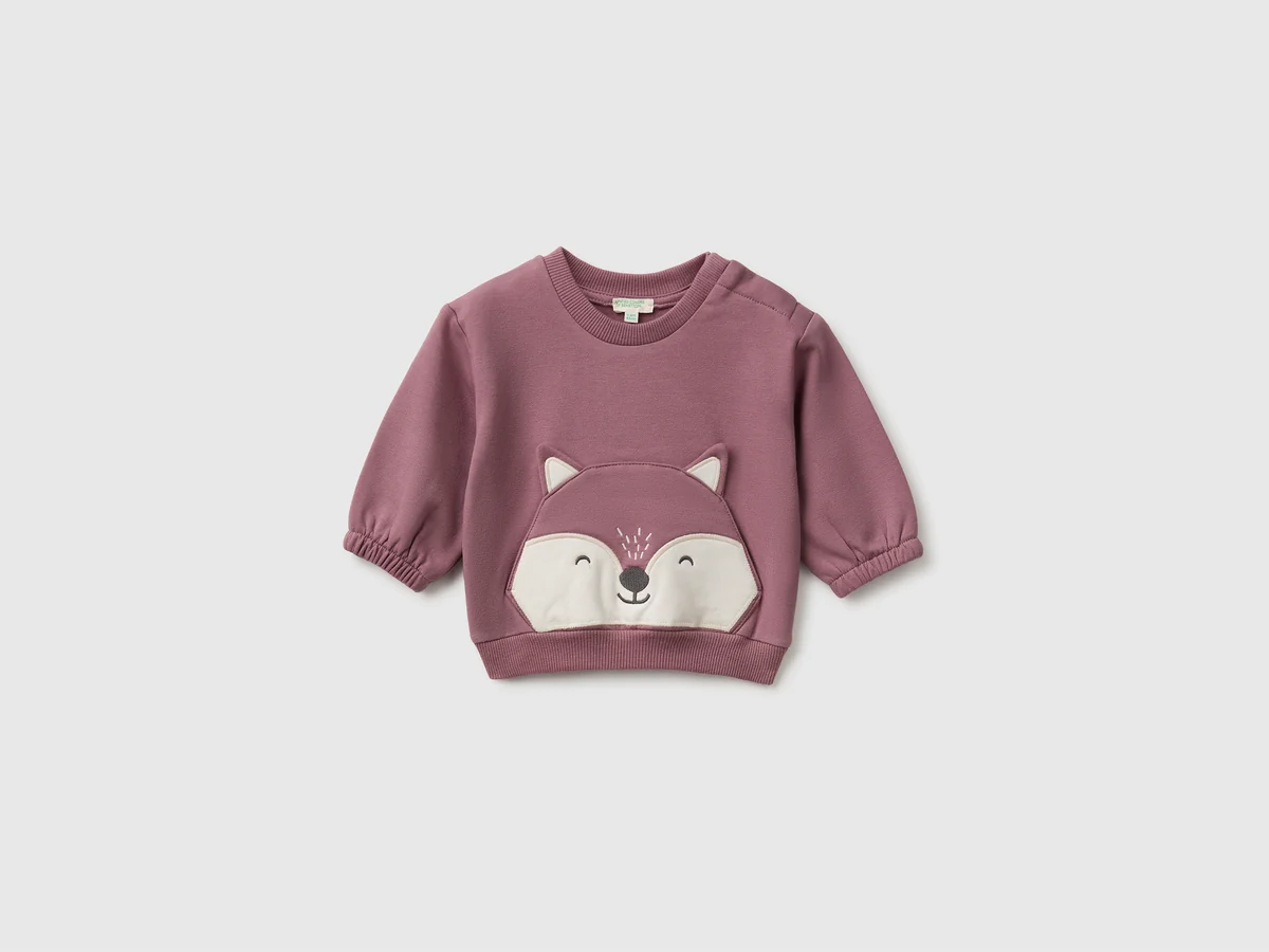 Sweatshirt mit Tiertasche