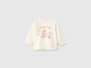 T-Shirt aus Bio-Baumwolle mit Print
