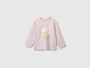 T-Shirt aus Bio-Baumwolle mit Print