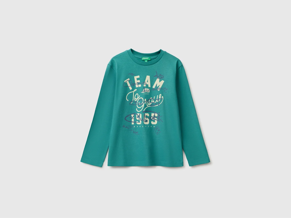 Bedrucktes T-Shirt aus 100_ Bio-Baumwolle