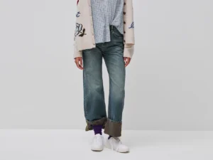 Jeans mit Umschlag