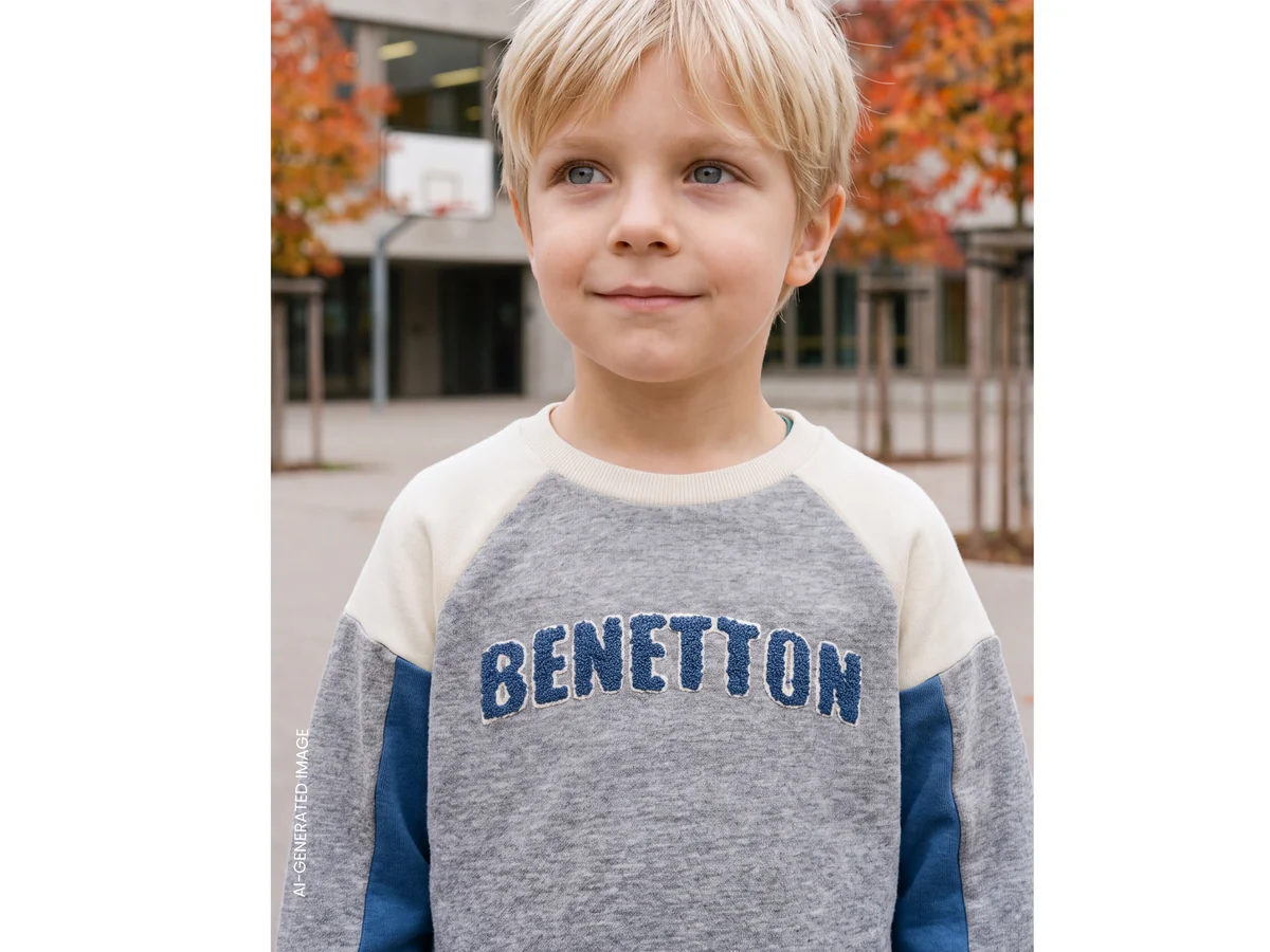 Sweatshirt mit geschlossenem Farbblock