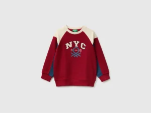 Sweatshirt mit geschlossenem Farbblock
