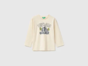T-Shirt aus 100% Bio-Baumwolle mit Aufdruck