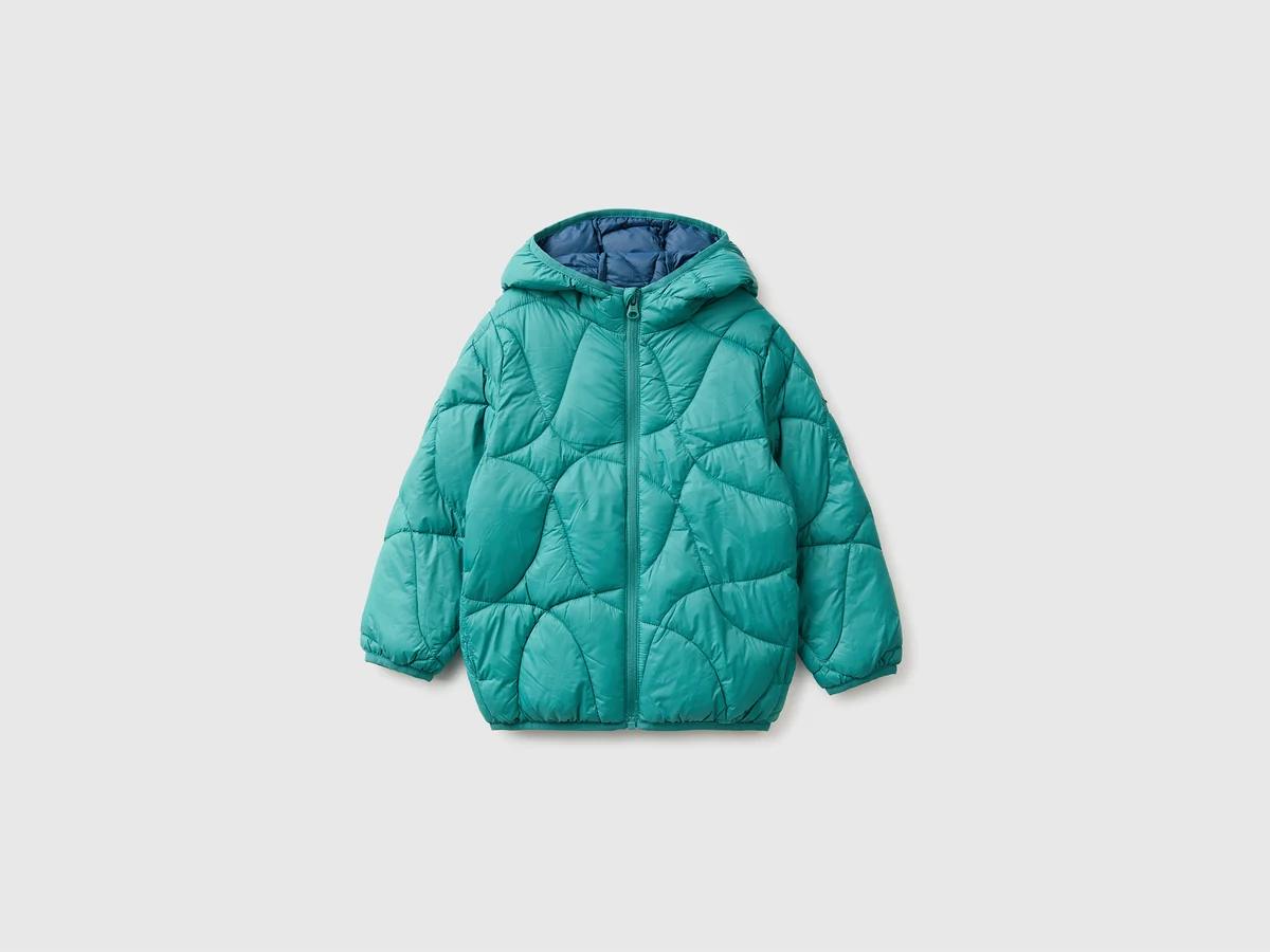 Wattierte Jacke mit Kapuze